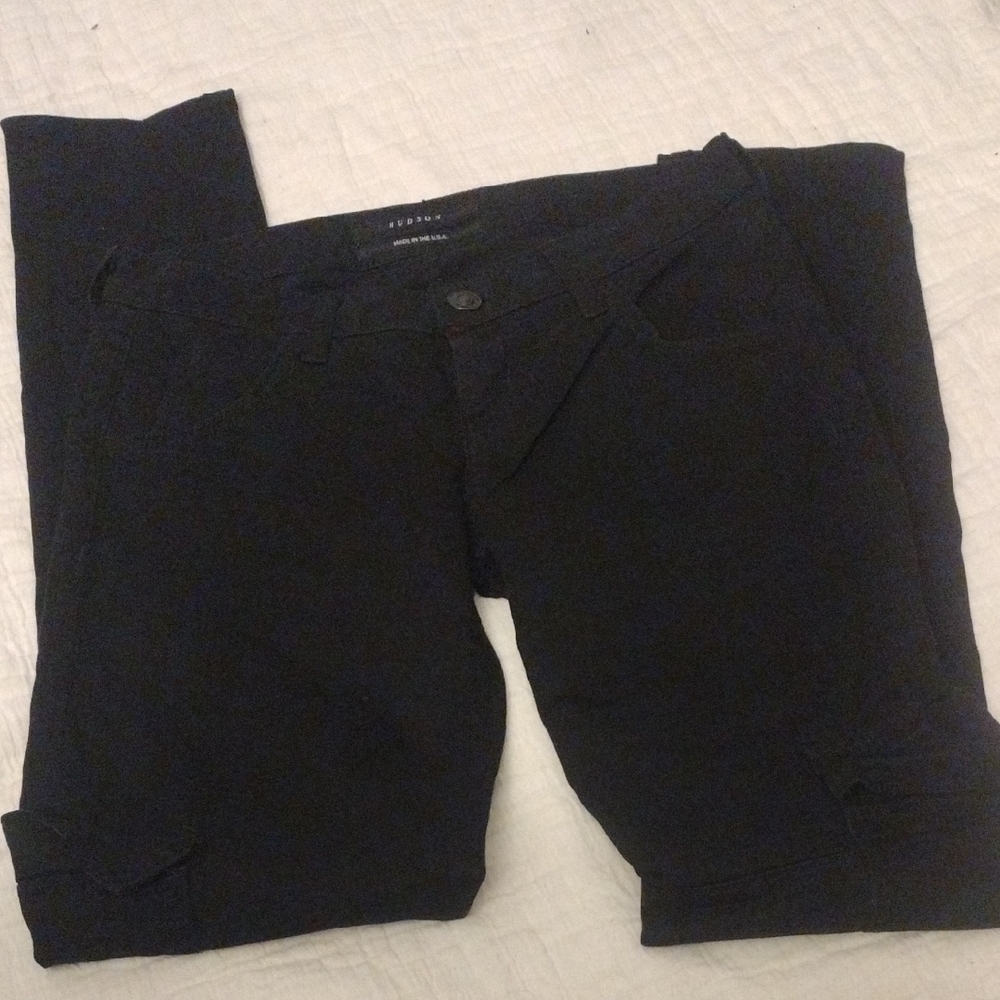 Hudson Jeans Black Skinny Denim